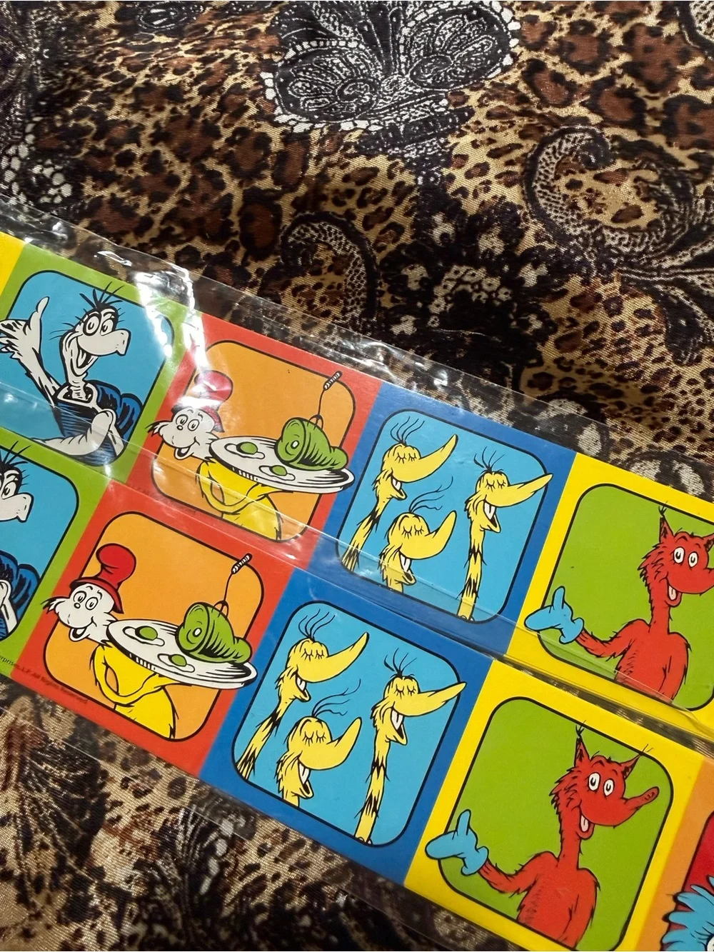Dr. Seuss Colorful Decor trim set of 2